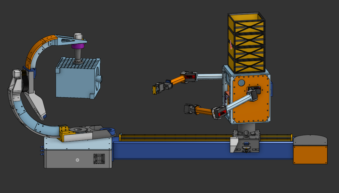 GEO-DUDE capstone robotic test platform CAD